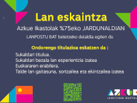 SUKALDARIA lan eskaintza