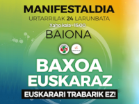 Baxoa Euskaraz” manifestaziora
