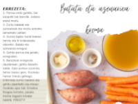 Batata eta azenarioa krema
