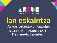  Frantseseko irakaslea | Lan eskaintza